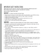 Preview for 2 page of HoMedics Thera-P HHP-225HJ-THP Instruction Manual And  Warranty Information