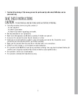 Preview for 3 page of HoMedics Thera-P HHP-225HJ-THP Instruction Manual And  Warranty Information