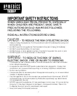 Preview for 3 page of HoMedics THERA-P HHP-230-THP Instruction Manual And  Warranty Information