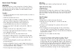 Preview for 3 page of HoMedics Thera P MW-KHC Manual