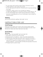 Preview for 5 page of HoMedics TheraP MW-NHC-EU Instruction Manual