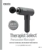 Preview for 1 page of HoMedics Therapist Select HHP-715 Instruction Manual