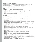 Preview for 2 page of HoMedics Therapist Select Plus Instruction Manual And  Warranty Information