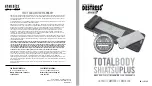 Preview for 6 page of HoMedics TONY LITTLE'S DESTRESS TOTAL BODY SHIATSU PLUS BM-SV100HTL Instruction Manual And  Warranty Information