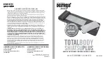 Preview for 11 page of HoMedics TONY LITTLE'S DESTRESS TOTAL BODY SHIATSU PLUS BM-SV100HTL Instruction Manual And  Warranty Information