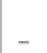 Preview for 17 page of HoMedics TONY LITTLE'S DESTRESS TOTAL BODY SHIATSU PLUS BM-SV100HTL Instruction Manual And  Warranty Information