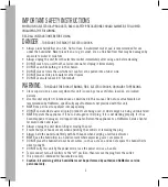 Preview for 2 page of HoMedics TOTAL COMFORT UHE-WM350 Instruction Manual And  Warranty Information