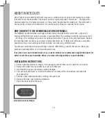 Preview for 10 page of HoMedics TOTAL COMFORT UHE-WM350 Instruction Manual And  Warranty Information