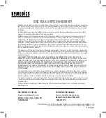 Preview for 14 page of HoMedics TOTAL COMFORT UHE-WM350 Instruction Manual And  Warranty Information