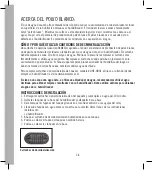 Preview for 38 page of HoMedics TOTAL COMFORT UHE-WM350 Instruction Manual And  Warranty Information