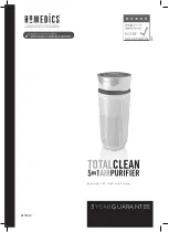 HoMedics TOTALCLEAN AP-T40-EU Manual preview