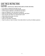 Preview for 3 page of HoMedics TotalComfort Humidifier Plus User Manual