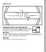 Предварительный просмотр 7 страницы HoMedics TotalComfort UHE-CMTF40 Instruction Manual