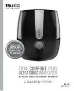 HoMedics TOTALCOMFORT UHE-WM16 Instruction Manual And  Warranty Information preview