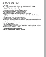 Preview for 3 page of HoMedics TOTALCOMFORT UHE-WM16 Instruction Manual And  Warranty Information