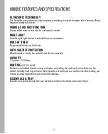 Preview for 4 page of HoMedics TOTALCOMFORT UHE-WM16 Instruction Manual And  Warranty Information