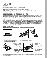 Preview for 9 page of HoMedics TOTALCOMFORT UHE-WM16 Instruction Manual And  Warranty Information