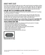 Preview for 10 page of HoMedics TOTALCOMFORT UHE-WM16 Instruction Manual And  Warranty Information