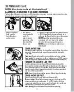 Preview for 11 page of HoMedics TOTALCOMFORT UHE-WM16 Instruction Manual And  Warranty Information