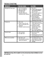 Preview for 12 page of HoMedics TOTALCOMFORT UHE-WM16 Instruction Manual And  Warranty Information