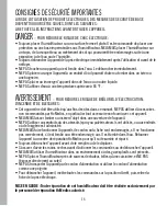 Preview for 16 page of HoMedics TOTALCOMFORT UHE-WM16 Instruction Manual And  Warranty Information