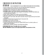 Preview for 17 page of HoMedics TOTALCOMFORT UHE-WM16 Instruction Manual And  Warranty Information