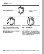 Preview for 37 page of HoMedics TOTALCOMFORT UHE-WM16 Instruction Manual And  Warranty Information