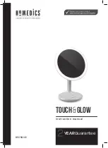 HoMedics TOUCH&GLOW MIR-SR820-EU Instruction Manual preview