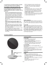 Предварительный просмотр 9 страницы HoMedics TOUCH&GLOW MIR-SR820-EU Instruction Manual