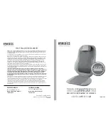 Предварительный просмотр 6 страницы HoMedics Triple Shiatsu Pro Instruction Manual And  Warranty Information