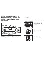 Preview for 4 page of HoMedics True HEPA AF-20 Instruction Manual And  Warranty Information