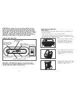 Preview for 18 page of HoMedics True HEPA AF-20 Instruction Manual And  Warranty Information