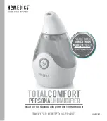 HoMedics UHE-CM15 Instruction Manual And  Warranty Information preview