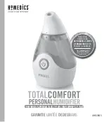 Предварительный просмотр 11 страницы HoMedics UHE-CM15 Instruction Manual And  Warranty Information