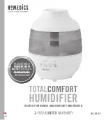 Предварительный просмотр 1 страницы HoMedics UHE-CM180 Instruction Manual And  Warranty Information