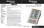 Предварительный просмотр 1 страницы HoMedics Walgreens BPA-430WGN Manual