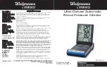 HoMedics Walgreens BPA-450WGN Manual предпросмотр