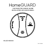 Homeguard HG3000 Installation And User Manual preview