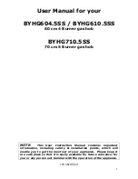 Preview for 1 page of HomeKing BYHG604.5SS User Manual