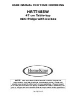 HomeKing HRTT485W User Manual preview