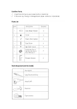 Preview for 2 page of HOMELEADER L34-005 Instruction Manual