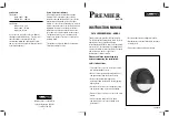 Предварительный просмотр 4 страницы Homelec PREMIER RANGE Instruction Manual