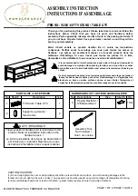 Предварительный просмотр 1 страницы Homelegance 15260 - 66T Assembly Instruction