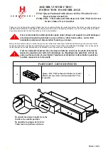 Preview for 6 page of Homelegance 1762K-1 Assembly Instruction Manual