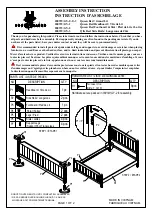 Предварительный просмотр 1 страницы Homelegance 1803W/GY-1 Assembly Instruction