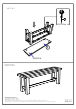 Preview for 2 page of Homelegance 1957-13 Assembly Instructions