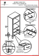 Предварительный просмотр 2 страницы Homelegance 2042NB-10 Assembly Instruction