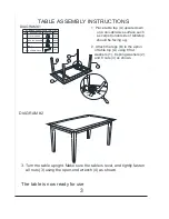 Предварительный просмотр 3 страницы Homelegance 2459 Assembly Instructions Manual