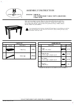 Preview for 1 page of Homelegance 5803RF-36 Assembly Instruction