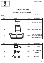 Homelegance 9819TP Assembly Instruction preview